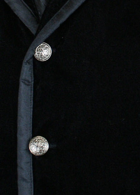 Bonaventure Vest - Black Velvet