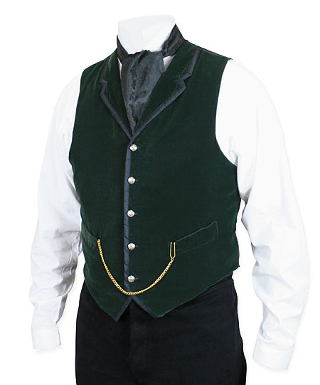 Bonaventure Vest - Green Velvet