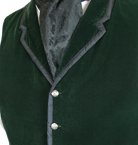 Bonaventure Vest - Green Velvet
