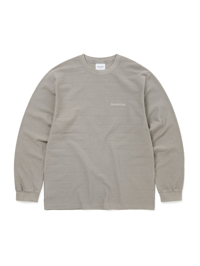 Border Jacquard L/S Tee