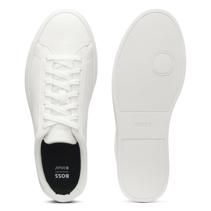 BOSS Black - Kieran_Tenn_allt Trainer in White - Nigel Clare