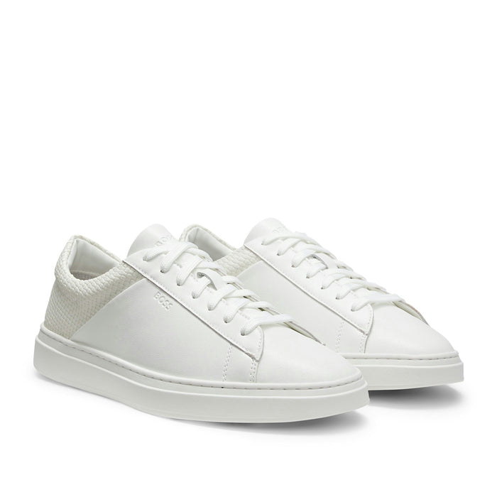 BOSS Black - Kieran_Tenn_lwvpu Trainer in White - Nigel Clare
