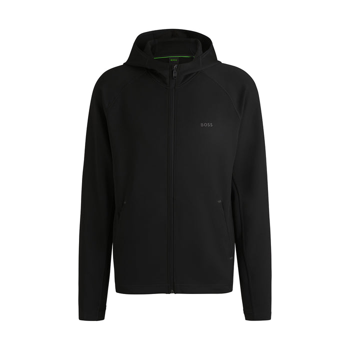 BOSS Green - Sicon Active Hooded Sweater in Black - Nigel Clare