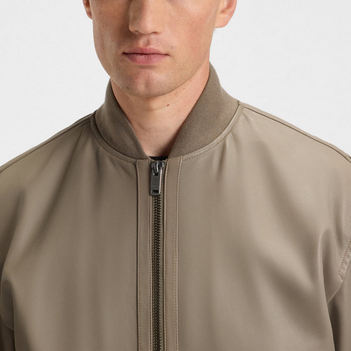Boss Orange - Jobrice Leather Jacket in Beige - Nigel Clare