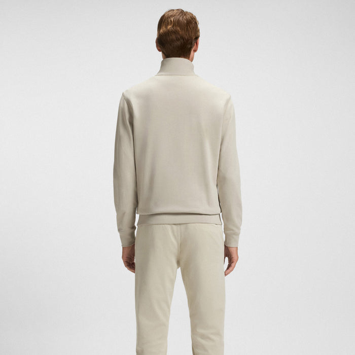 Boss Orange - Zetrust Zip Neck Sweatshirt in Light Beige - Nigel Clare