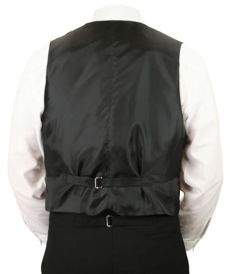 Bosworth Vest - Brown Pinstripe