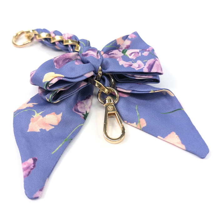 Bow Bag Charm/Keyring - Sweeet Pea - Indigo