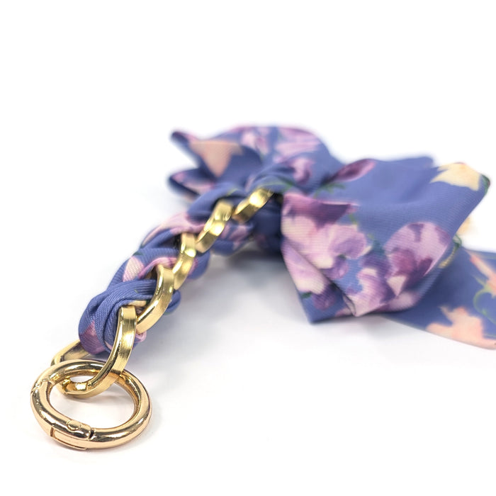 Bow Bag Charm/Keyring - Sweeet Pea - Indigo