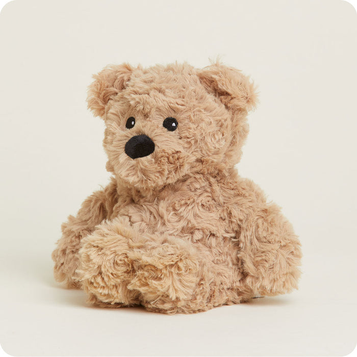 Microwavable Brown Curly Bear