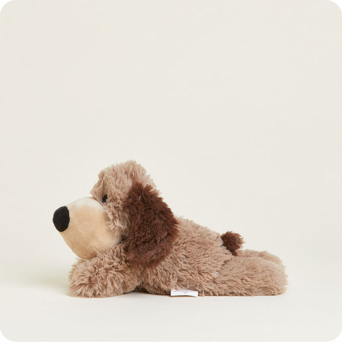Microwavable Brown Dog Heating Pad Warmies Junior