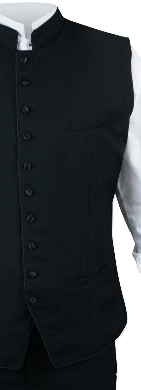 Buckingham Vest - Black/Black