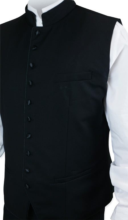 Buckingham Vest - Black/Black