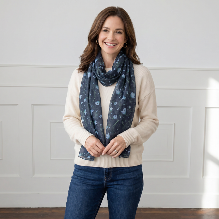 Campanula Scarf (70x180cm) - Exclusive Design