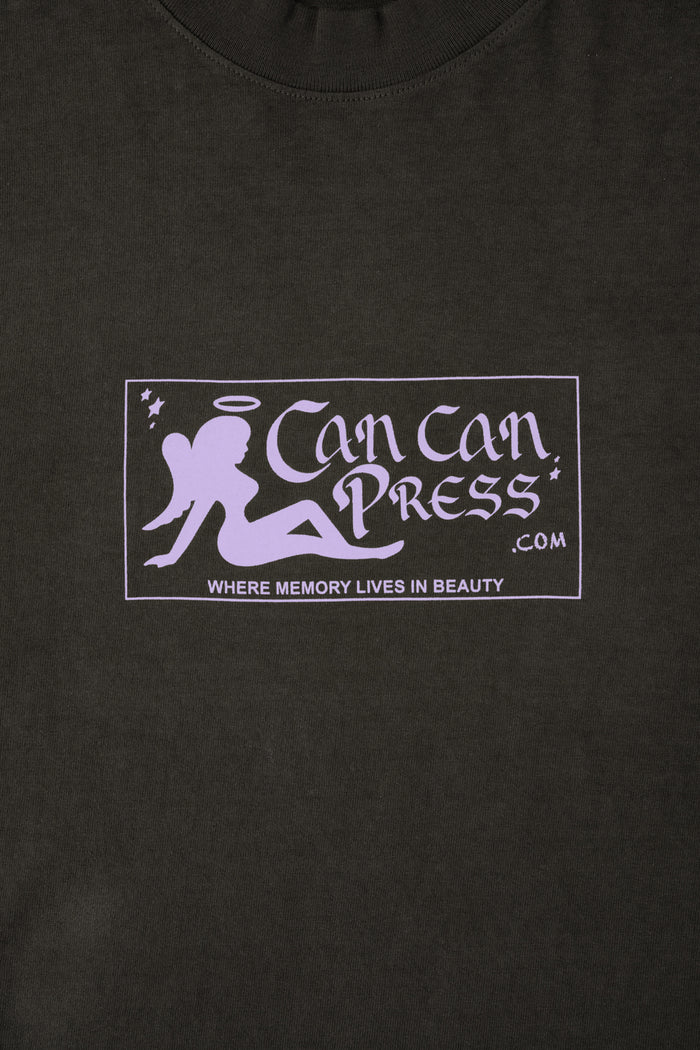 CAN CAN Layered LS Shirts Fade Blk / Can Can Press x FIFTH