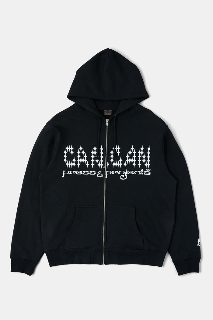 CAN CAN Projects Zip Hoodie Black / Can Can Press x FIFTH