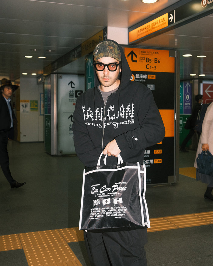 CAN CAN Projects Zip Hoodie Black / Can Can Press x FIFTH