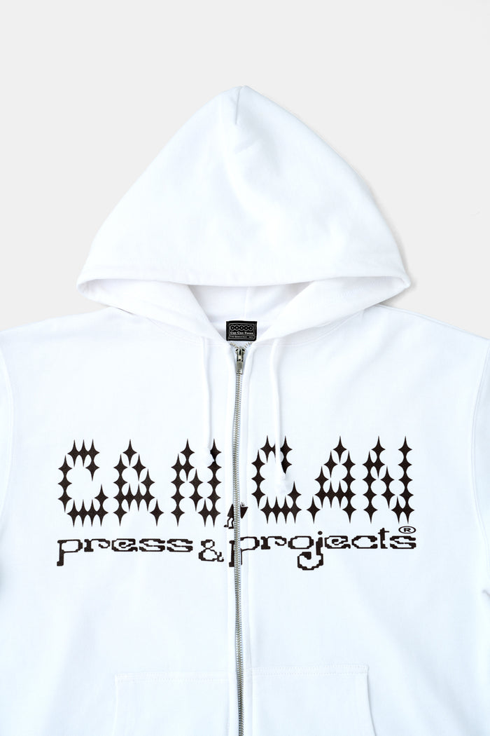 CAN CAN Projects Zip Hoodie White / Can Can Press x FIFTH