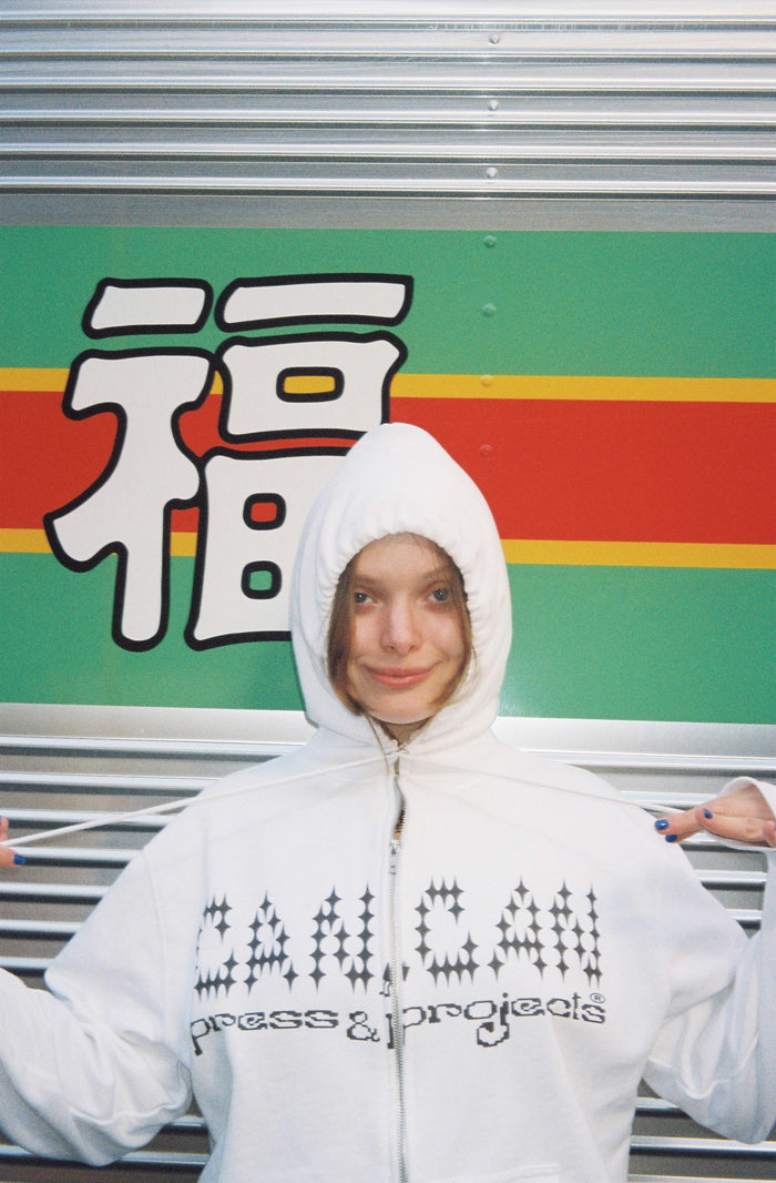 CAN CAN Projects Zip Hoodie White / Can Can Press x FIFTH