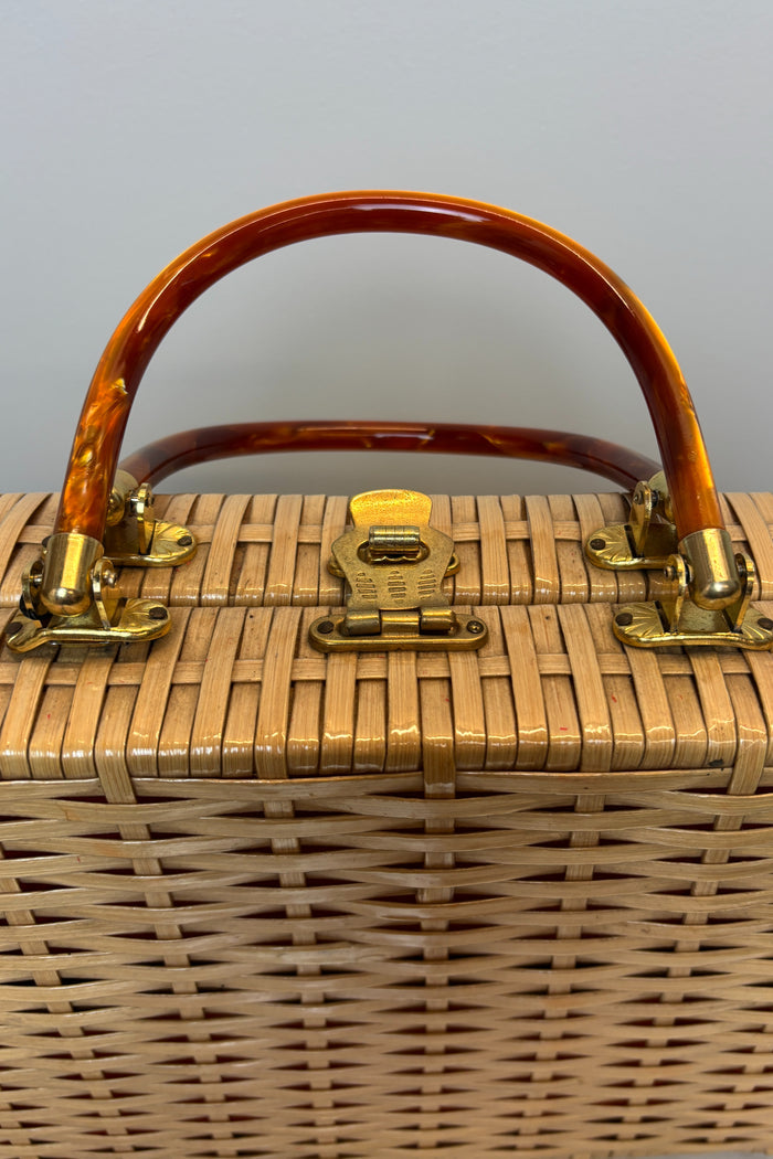 Cane Flower Basket image 1