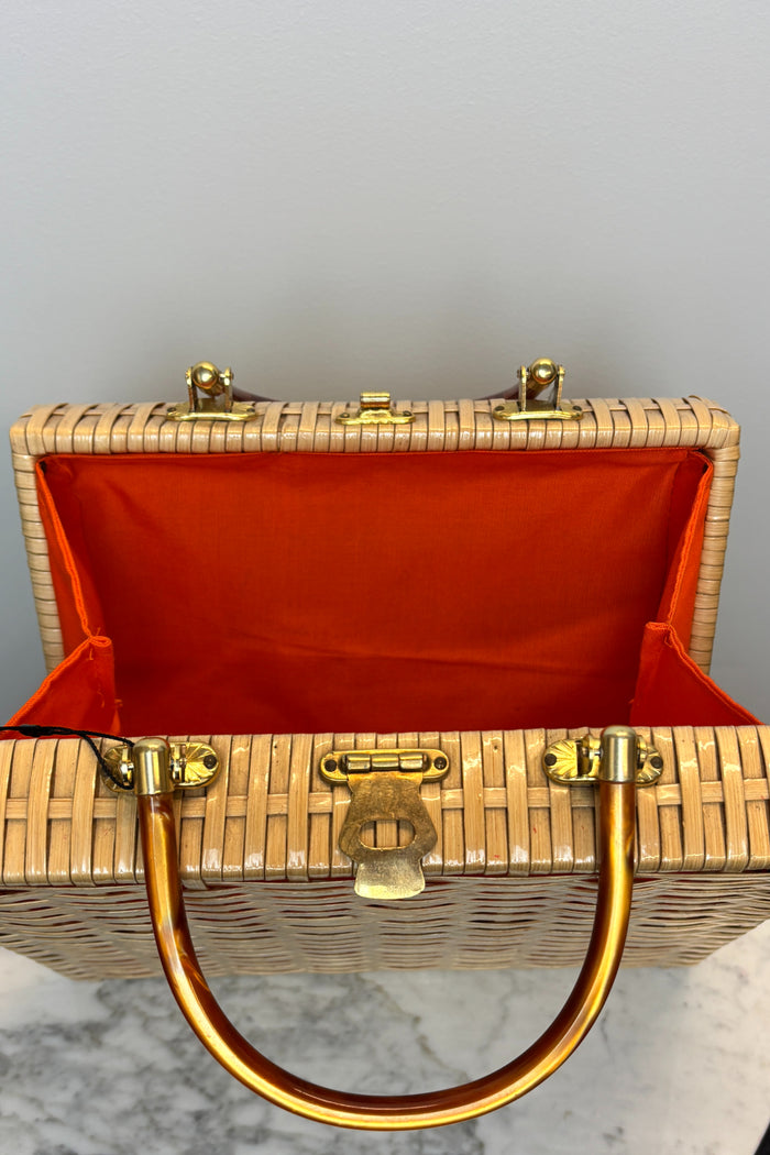 Cane Flower Basket image 2