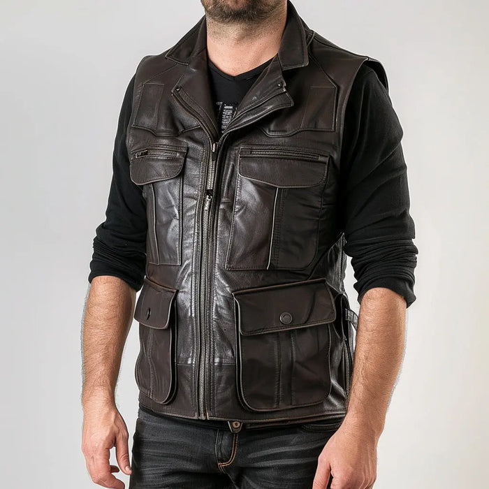 Canon Jacket Chocolate - Nappa Leather