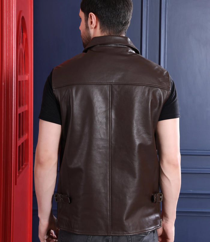 Canon Jacket Chocolate - Nappa Leather