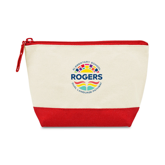Canvas Zippered Pouch