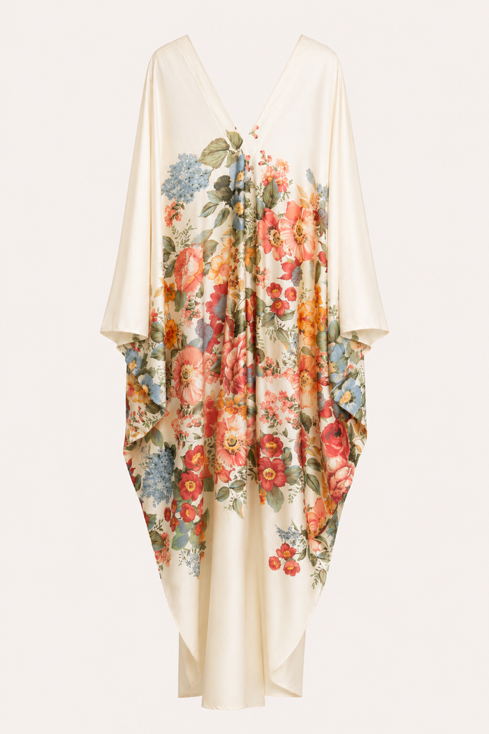 Carthage Cotton Floral Kaftan