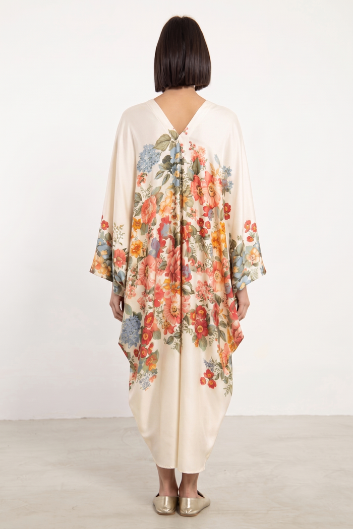 Carthage Cotton Floral Kaftan