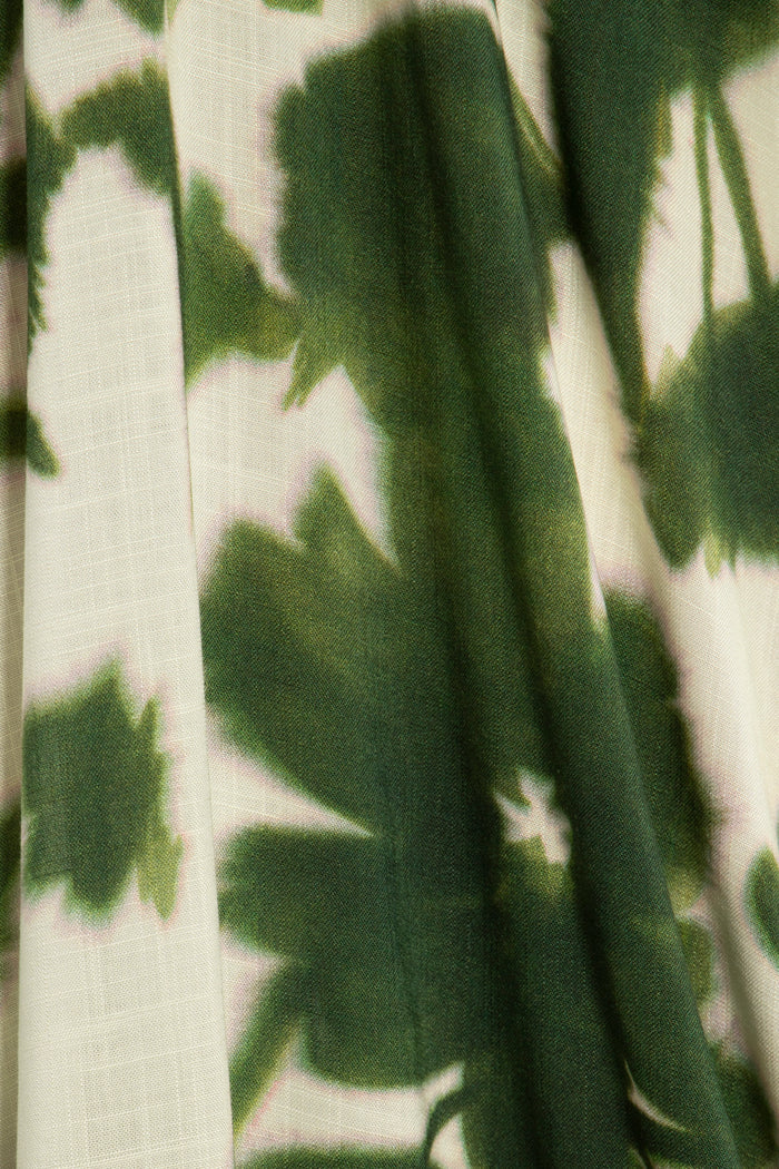 Carthage Cotton Silk Green Dress