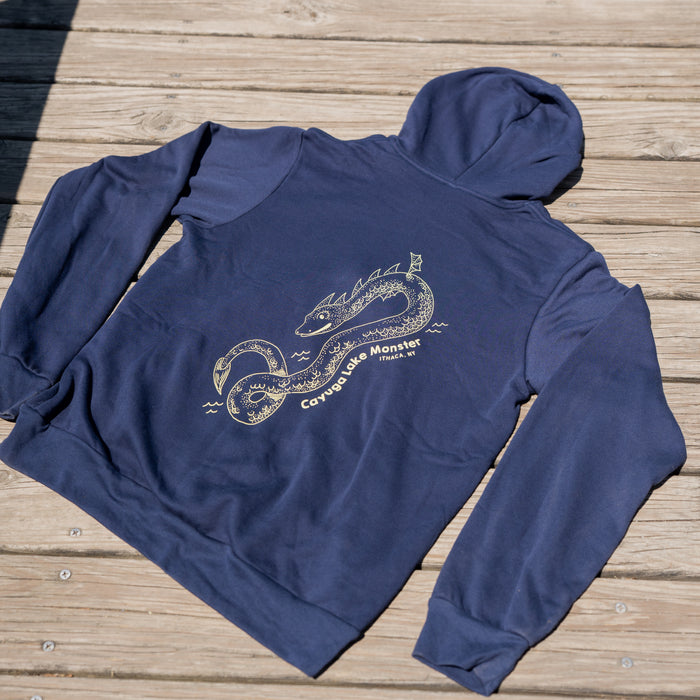 Cayuga Lake Monster Zip-Up Hoodie