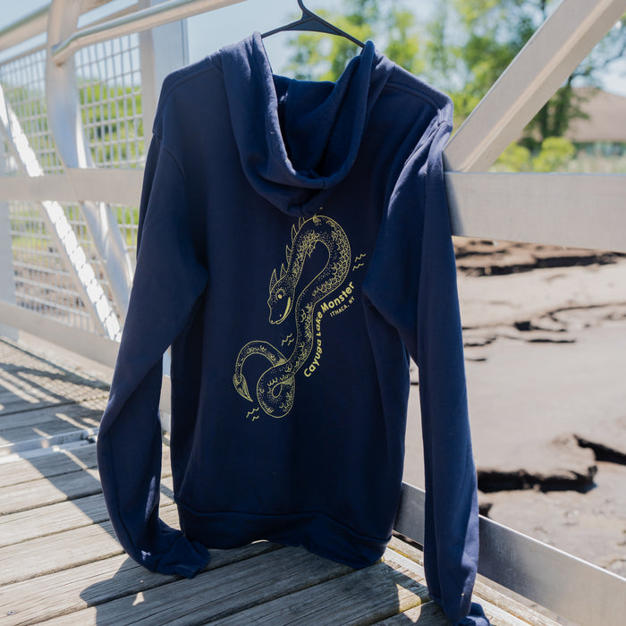 Cayuga Lake Monster Zip-Up Hoodie