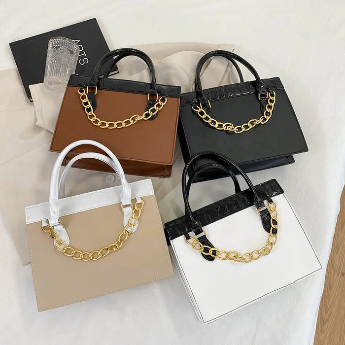 Chain Decor Tote Handbags fashionnsio