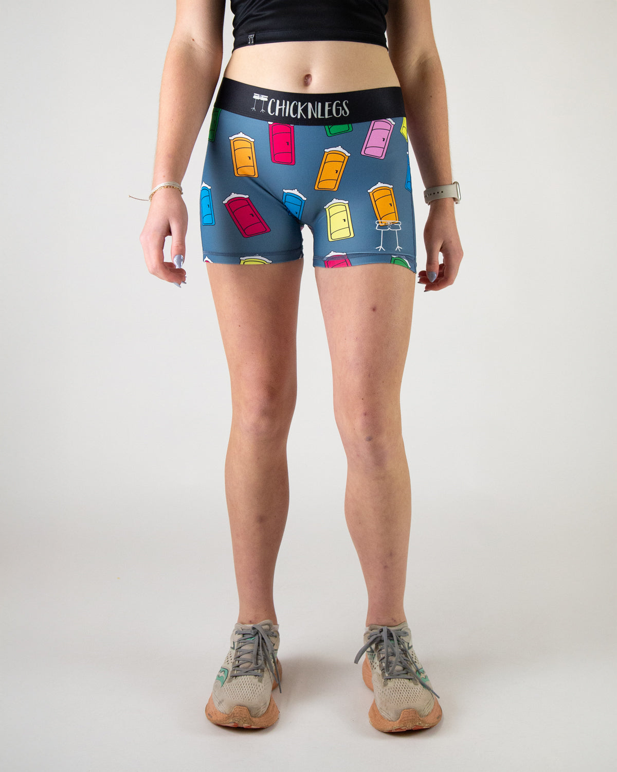 Women's Porta Potty 3" Race Compression Shorts