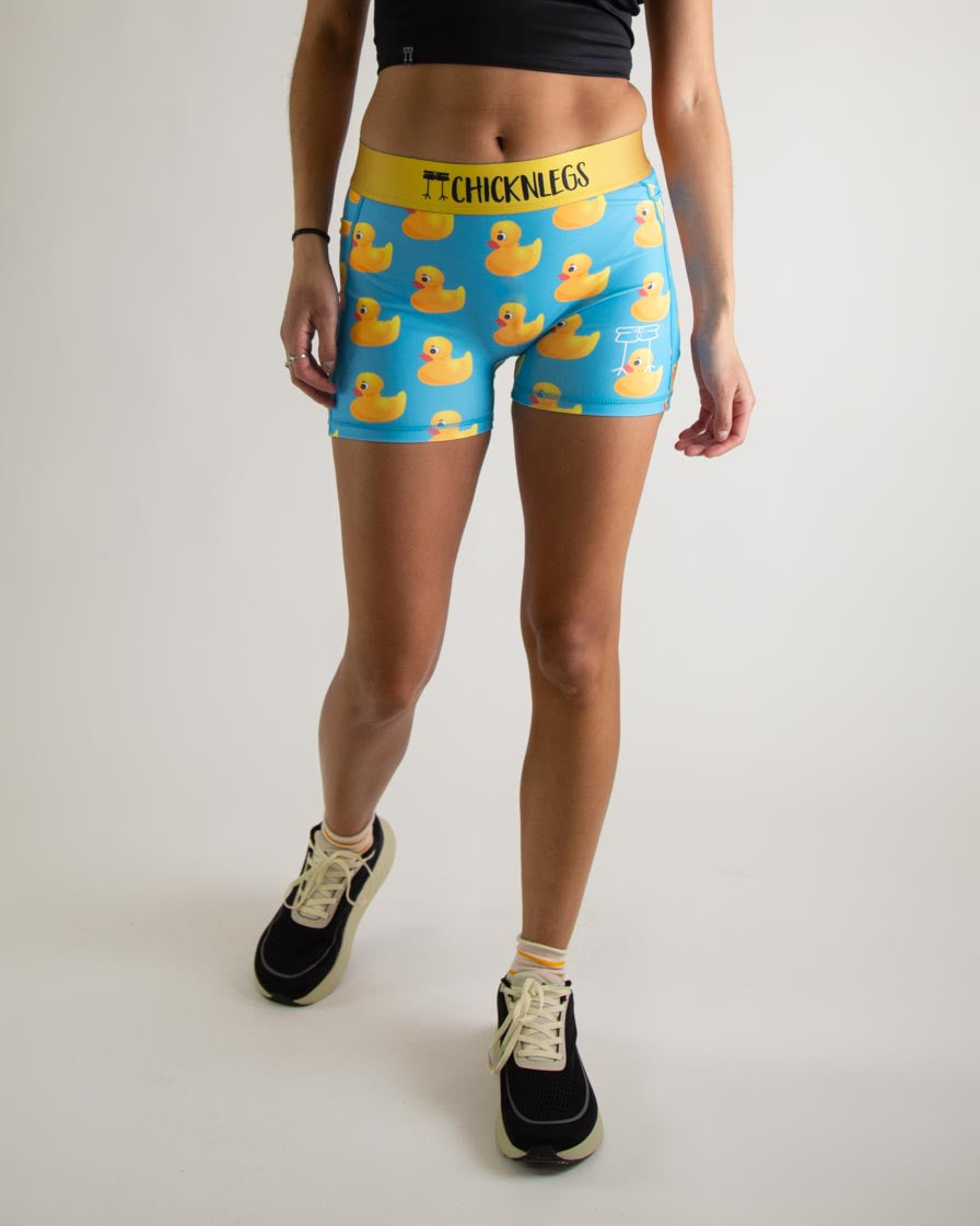 Women's Rubber Ducky 3" Compression Shorts