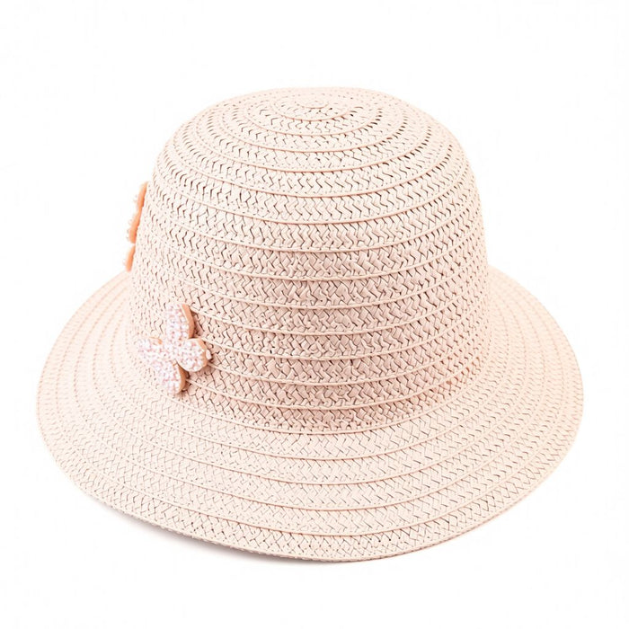 Childrens Butterfly Hat Pink (54cm)