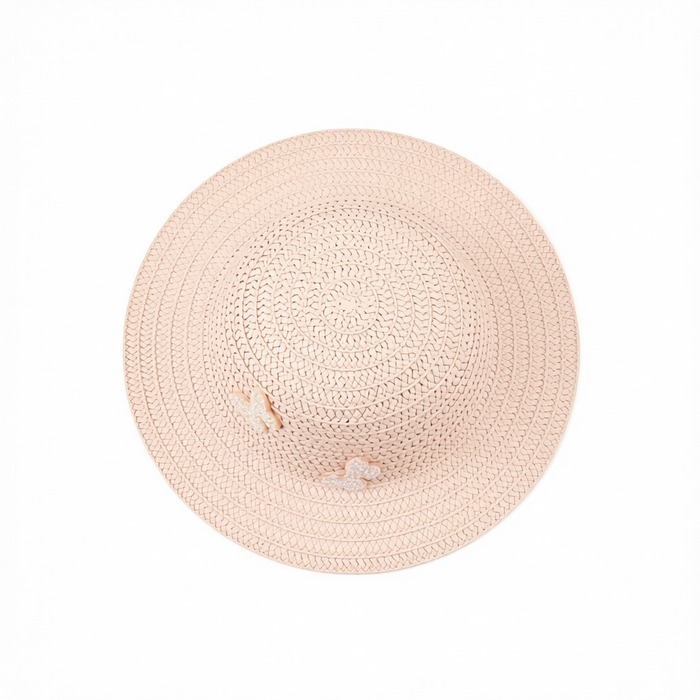 Childrens Butterfly Hat Pink (54cm)