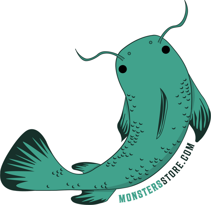 Circle Swimming Fish Sticker