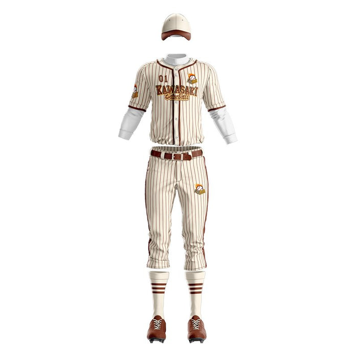 Classic Striped Custom Baseball Uniform