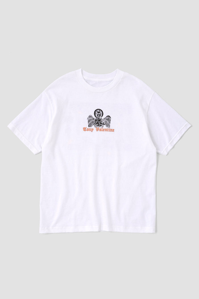 Collaged Flash S/S Tee White / FIFTH x Tony Valentine NYC