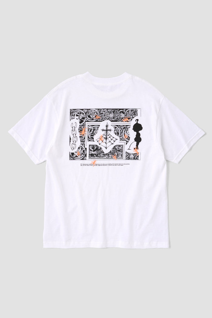 Collaged Flash S/S Tee White / FIFTH x Tony Valentine NYC