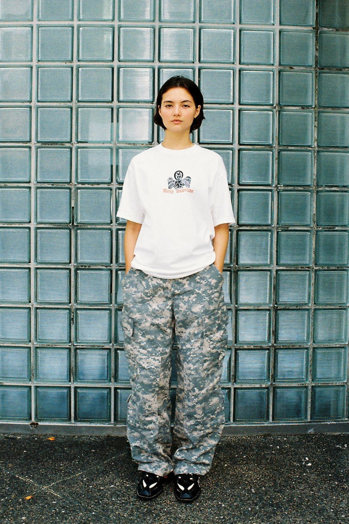 Collaged Flash S/S Tee White / FIFTH x Tony Valentine NYC