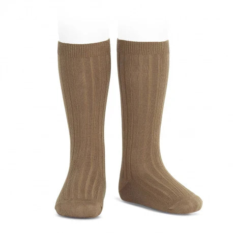 Condor Knee High Ribbed Sock (#347 Tabaco)