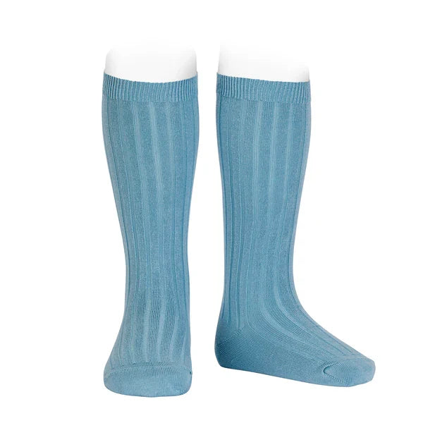 Condor Knee High Ribbed Sock (#416 Nube)