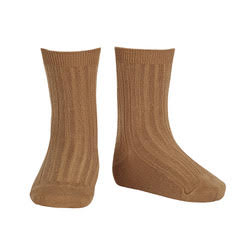 Condor Short Ribbed Sock (#347 Tabaco)