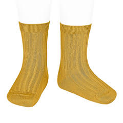 Condor Short Ribbed Sock (#629 Mostaza)