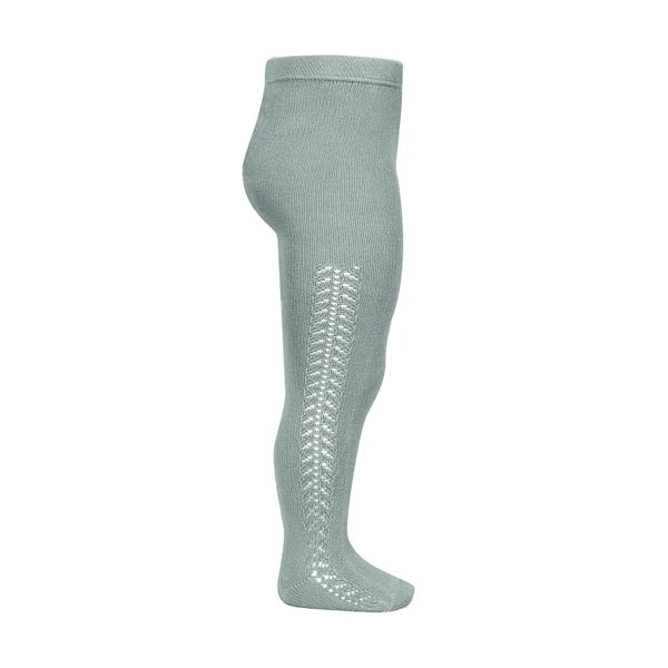 Condor Side Openwork Tights (#756 Verde Seco)