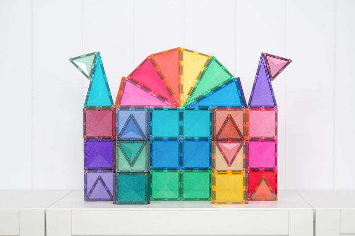 Connetix Tiles - Glitter Castle Pack 48 Piece