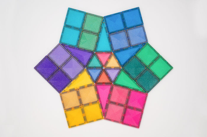 Connetix Tiles - Glitter Castle Pack 48 Piece