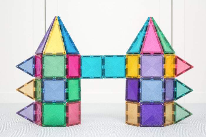 Connetix Tiles - Glitter Castle Pack 48 Piece